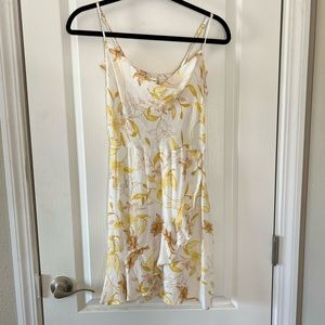 Yellow and White Band of Gypsies Dress size small